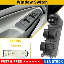 Left Driver Side Power Window Master Control Switch For 2007-2012 Toyota Tundra