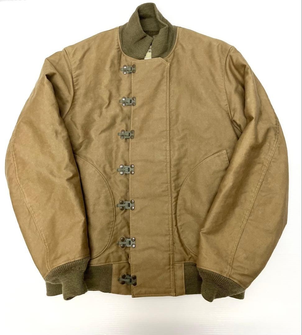 Buzz Rickson's Type Deck Hook Jacket Khaki BR1358… - image 2