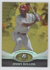 2011 Bowman Platinum Gold Jimmy Rollins #12 0ws