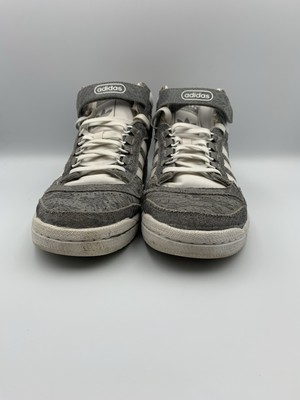 Adidas Originals Mens Concord 2.0 Mid Snakeskin Gray Shoes