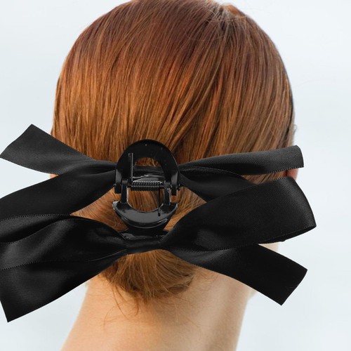 2pcs Big Bows Hair Clips Bow Claw Hair Clips Hair Clamps for Women Thick Thin - Picture 8 of 12