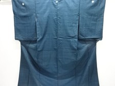 7599023: JAPANESE KIMONO / ANTIQUE KIMONO / SILK / COSTUME OF THE OLD ERA / HAND