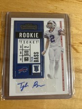 2020 Panini Contenders - Rookie Ticket Tyler Bass #254 (AU, RC)