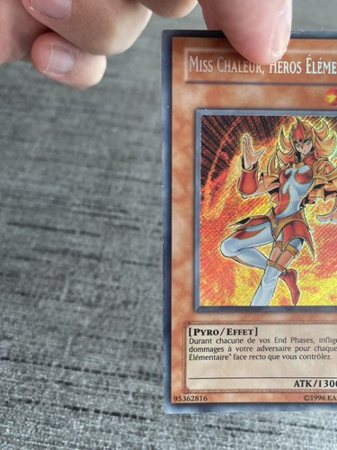 Carte Yu-gi-oh! Miss Chaleur Héros Élémentaire PP02-FR008 Secret Rare Français - Picture 14 of 22