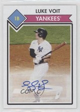 2020-21 Topps 582 Montgomery Club Set 1 Auto Luke Voit #9 Auto 1y9