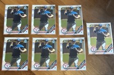 Mason Englert 2019 Bowman Chrome 1st Bowman #BCP-219 Lot x 7 Rangers / Rays