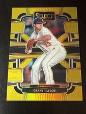 2024 Panini Select Concourse True Gold /10 Grant Taylor #72
