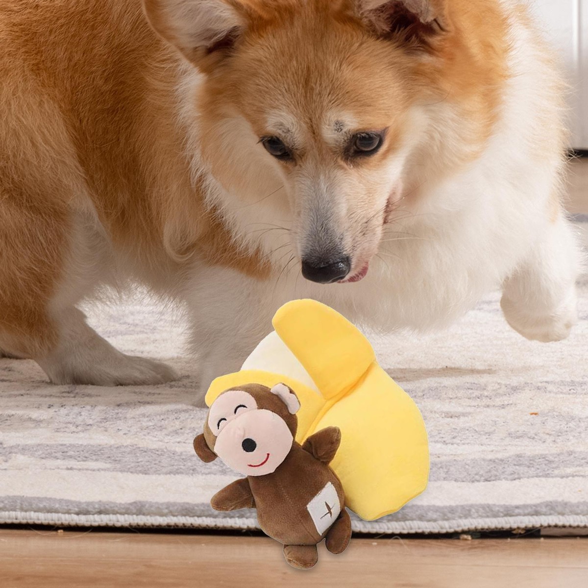 Squeaky Dog Toy Soft Chewing Cute for Small Medium Size Dogs