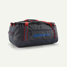 Patagonia Black Hole Duffel 55L Color Smolder Blue w/Amanita Red