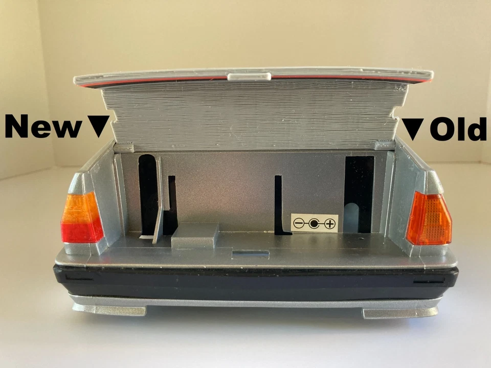 Radio Shack / Nikko vintage Audi Quattro RC car Red and amber tail lights - Image 2 of 4