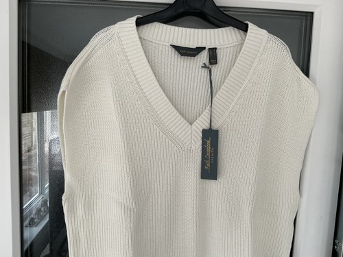 Ruth Langsford Knitted Vest Top Size XL. Cream - Picture 2 of 5