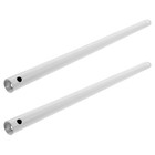 2 Pcs Fan Rod Ceiling Extension Pole Downrod Accessory Replacement