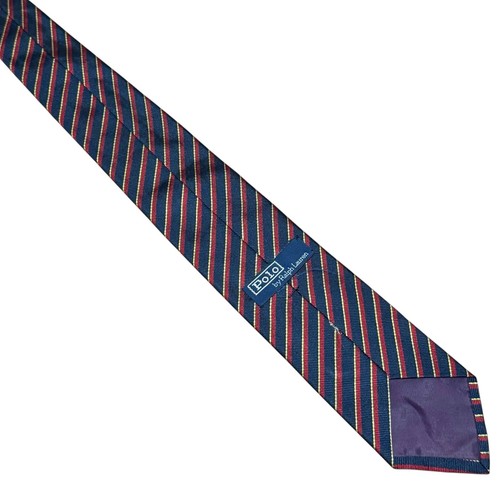 Vintage Polo Ralph Lauren Repp Striped Tie L: 55” W: 3” - Picture 3 of 6