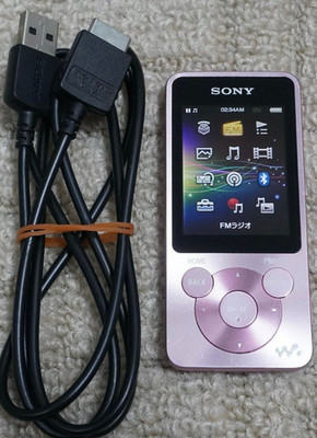 SONY NW-S785 Portable Walkman Digital Media Player Audio Mp3 16GB Light Pink