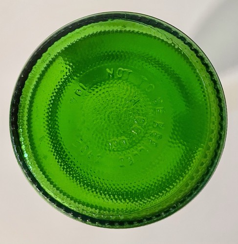 Vintage 7-Up Bottle 28oz 1968 Green Glass Soda No Deposit No Return RARE Variant - Picture 6 of 7