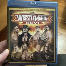 WWE WrestleMania XXVI Collector's Edition Blu ray - FREE SHIPPING 