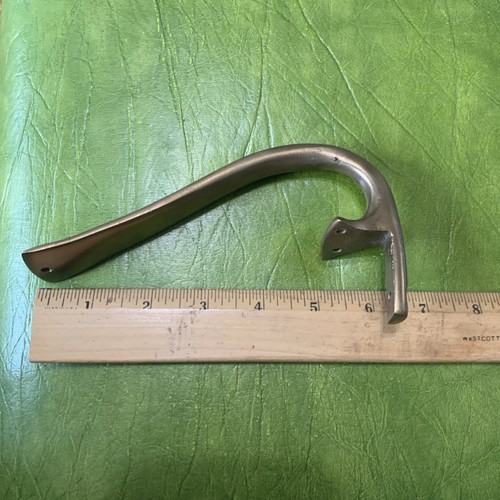 Vintage Antique Wooden Boat Bow Lift Handle, 6-3/4" Brass Fishing - Picture 8 of 8