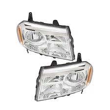 Halogen W/O Bulbs Headlight Left+Right Side For 2012-2013-2014-2015 Honda Pilot