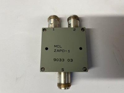 Mini-Circuits ZAPD-1 2-Wege N TYP DC Pass Power Splitter, 500 - 1000 MHz