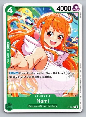 Nami P-102 Tournament Pack 2026 Vol 2 One Piece Promo NM
