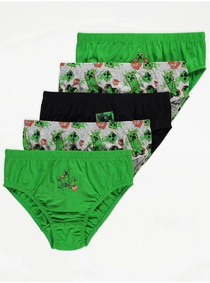 Minecraft Unterwäsche Slip Hose Jungen TNT Creepers