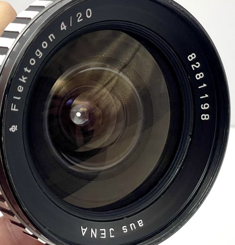 Carl Zeiss Jena aus JENA Flektogon Zebra f/4 20mm Wide Angle Lens M42 Mount Case - Picture 4 of 9