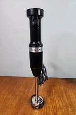 KitchenAid Immersion Handheld Blender Variable Speed KHBV53 Black Tested Works