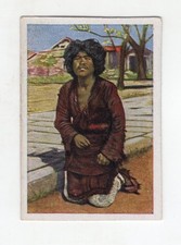 Cigarette Card c1930 Poverty in the Middle Kingdom (China)