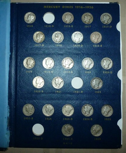 MERCURY DIME SET (61 pcs) *1921p, 1926s, 1030s, 1931d 1931s included* #xxoo - Picture 2 of 5