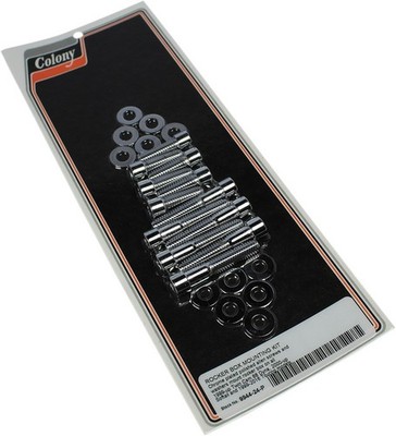 Colony Rocker Box Mounting Bolt Kit Chrome #9944-24-P Harley Davidson