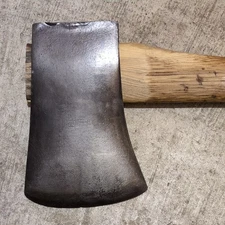 Vintage 4 Lb. Plumb Single Bit Axe, Forest King Haft  