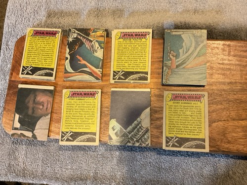 1977 Star Wars Blue Series 1 Complete Set 66 Cards Topps Rare Vintage! EX + - Picture 8 of 10