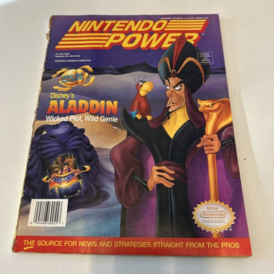 #ad Nintendo Power Magazine December Volume 55 Aladdin w Trading Cards $14.99