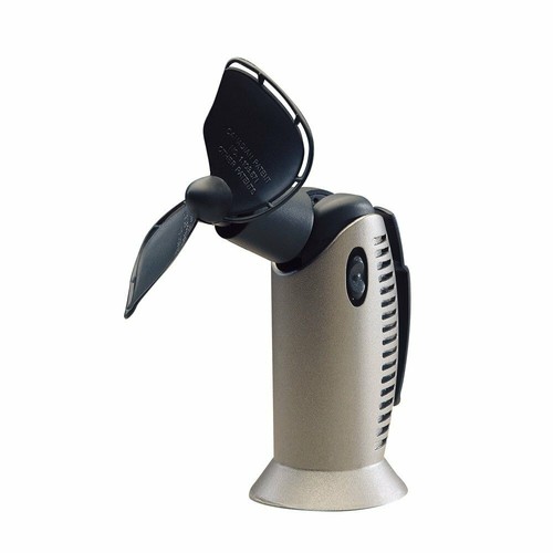 Caframo Tiny Tornado II 827 4.5inch Battery Operated Portable Handheld Fan Black - Picture 3 of 4
