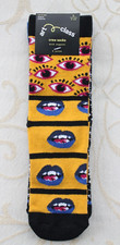 Target Art Class Novelty Crew Socks 2 Pack Youth L 3-10 Psychedelic Groovy NWT