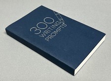 300 WRITING PROMPTS Open Bound PAPERBACK by PICCADILLY Blue Cover