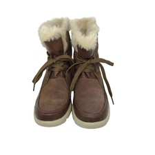 Women s Leather Fur Snow Boots 1713