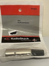 Radio Shack Male XLR Connector Part 2740010