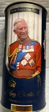 NEW ENGLISH TEAS KING CHARLES lll 40-TEABAG INDRUM TO HONOR HIS MAGESTY THE KING