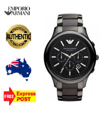 Emporio Armani AR1452 Gents Black Ceramica Chronograph Watch for sale  online | eBay