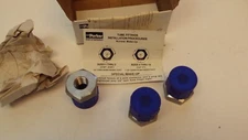 PARKER INSTRUMENTATION, 131161, LOT OF 3, 12-4 RB-SS THREADED