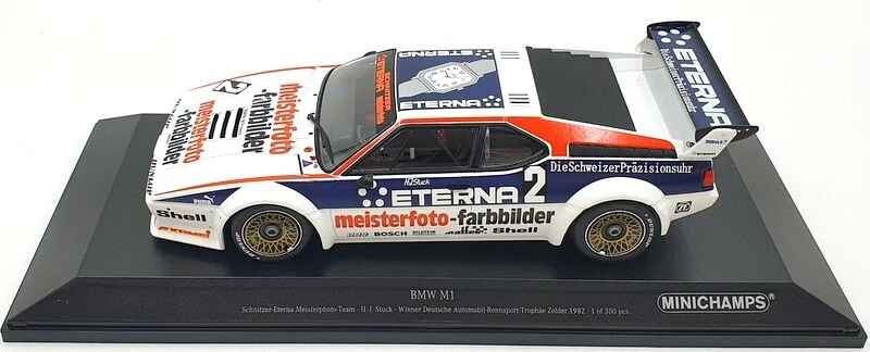Minichamps 1/18 Scale 155 822902 - BMW M1 Schnitzer Eterna 1982 H.J.Stuck - Image 4 of 4