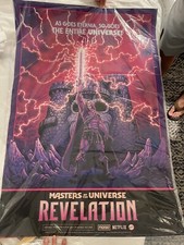 Masters Of The Universe Revelation MOTU Mondo SDCC Poster He-Man Skeletor