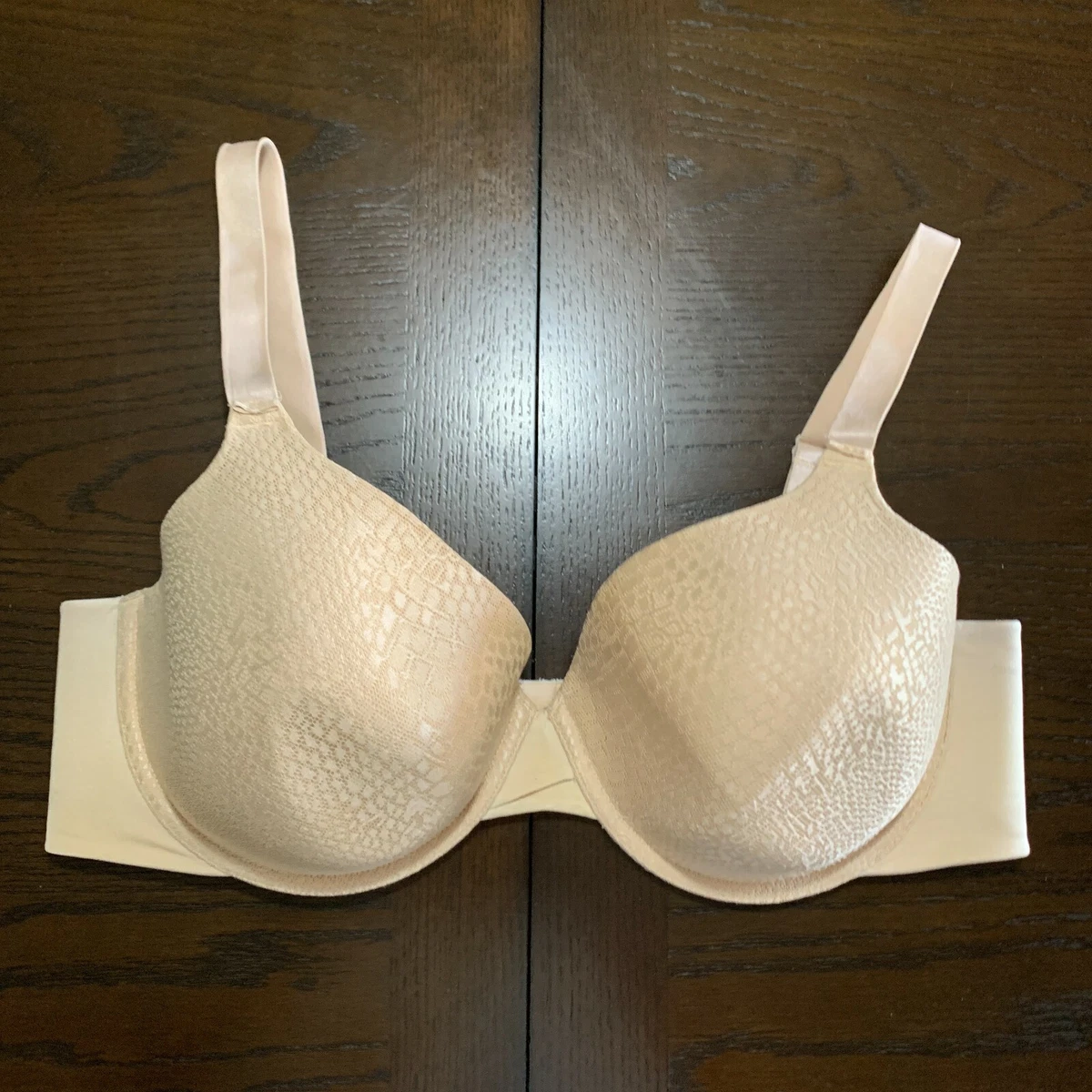 Vanity Fair Bra 40D Satin Underwire Padded Cups Convertible Adjustable  Straps