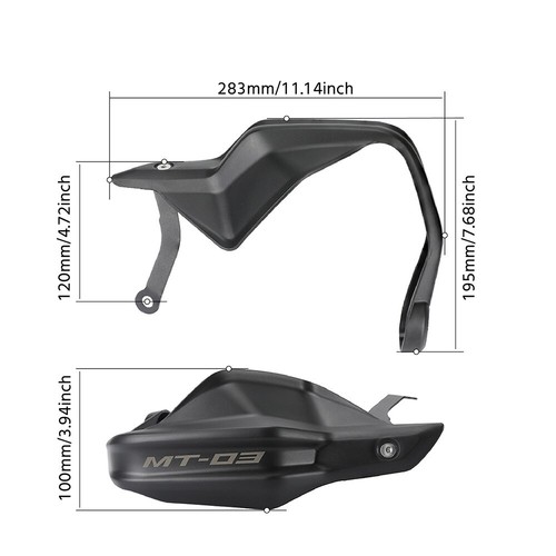 Handlebar Handguards Protection For YAMAHA MT-03 MT-25 2017-2024 MT03 MT25 2022 - Picture 2 of 24
