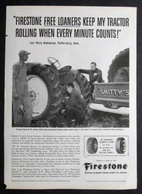 Original 1958 Firestone Ad Features Harry Andreesser of Parkersbur Iowa