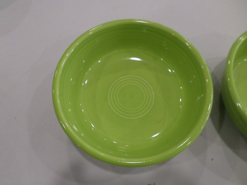 SET of 2 FIESTA CHARTREUSE SMALL CEREAL BOWL 14 oz. New w tags 1998 Fiestaware - Picture 3 of 6