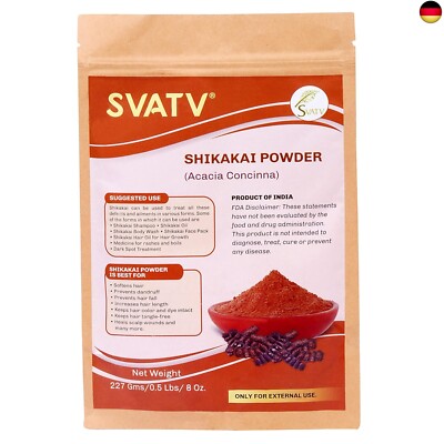 SVATV Shikakai Puder/Acacia Concinna (227g) - Reines natürliches 