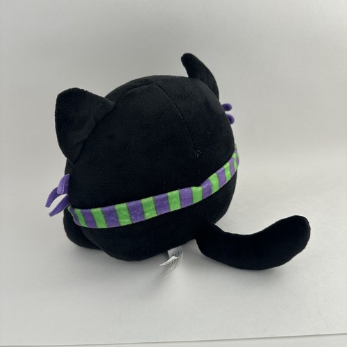 American Greetings Black Cat Plush Stuffed Animal Halloween Cute 6” - Picture 3 of 5