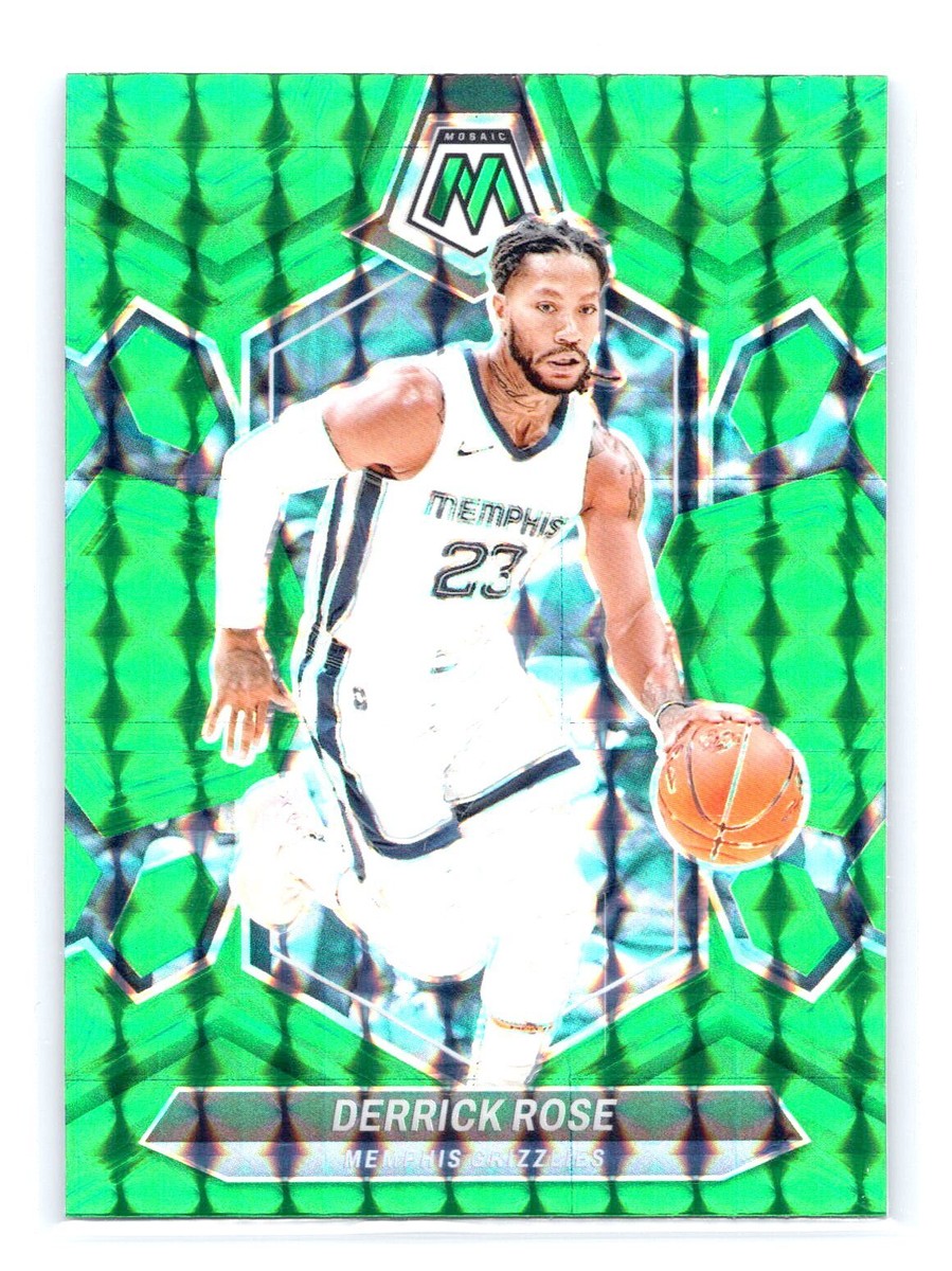 2024 Mosaic #48 Derrick Rose Green Mosaic Dallas Mavericks